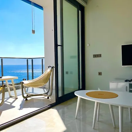 شقة Sea View 1Br Apt - Steps To Beach - Modern Residence ألانيا