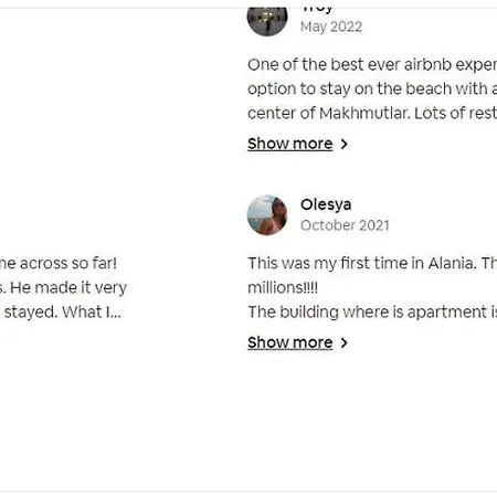 Apartment The Beach Haven 1br , Sea-view