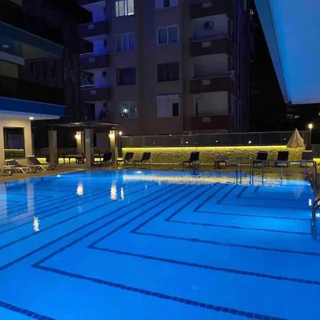 Sea View 1Br Apt - Steps To Beach - Modern Residence Apartment Alanya